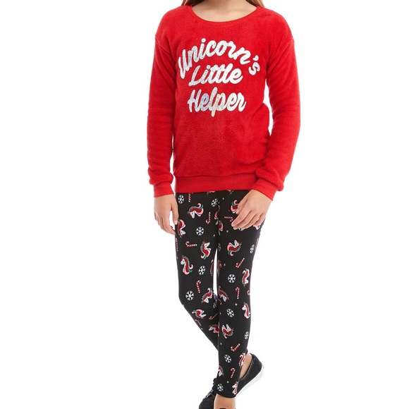 2 piece sherpa unicorn helper set - Picture 2 of 2